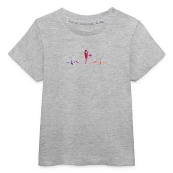 Cheerleader Cheer Mom Cheerleading - Baby Organic T-Shirt Baby Creator von Stanley/Stella - Grau meliert - Vorne