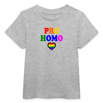 Pro homo - Baby Organic T-Shirt Baby Creator von Stanley/Stella - Grau meliert - Vorne