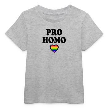 Pro homo - Baby Organic T-Shirt Baby Creator von Stanley/Stella - Grau meliert - Vorne