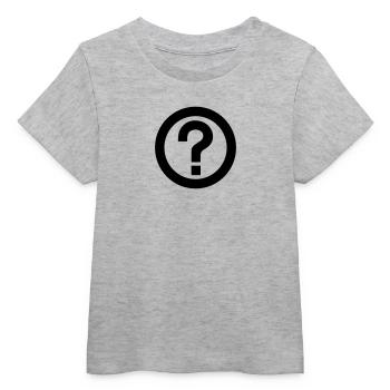 Question Mark,Question,Punctuation,Symbol - Baby Organic T-shirt by Stanley/Stella - heather grey - Front