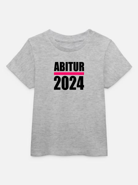 Abitur 2024 - Baby Organic T-Shirt Baby Creator von Stanley/Stella - Grau meliert