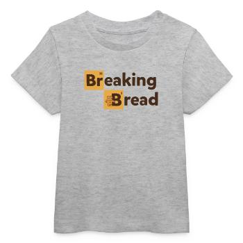 Bernd Das Brot Breaking Bread - Baby Organic T-Shirt Baby Creator von Stanley/Stella - Grau meliert - Vorne