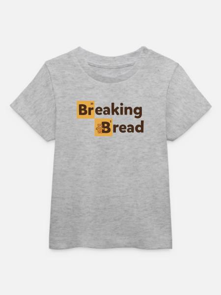 Bernd Das Brot Breaking Bread - Baby Organic T-Shirt Baby Creator von Stanley/Stella - Grau meliert