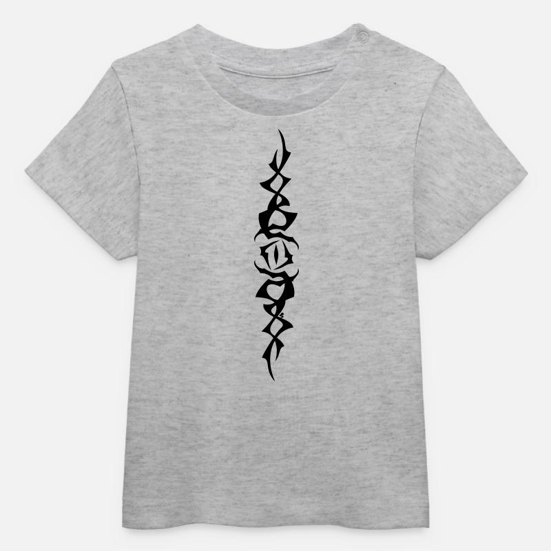 Spine - T-shirt bébé bio Stanley/Stella - gris chiné