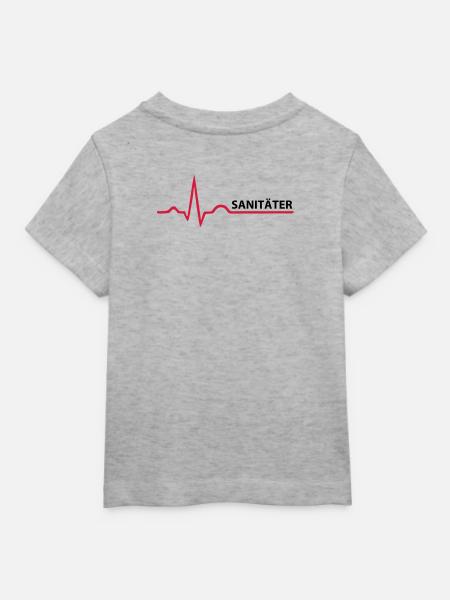Sanitäter Schrifzug - Baby Organic T-Shirt Baby Creator von Stanley/Stella - Grau meliert