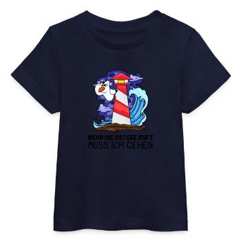 Ostsee - Baby Organic T-Shirt Baby Creator von Stanley/Stella - Sky - Vorne