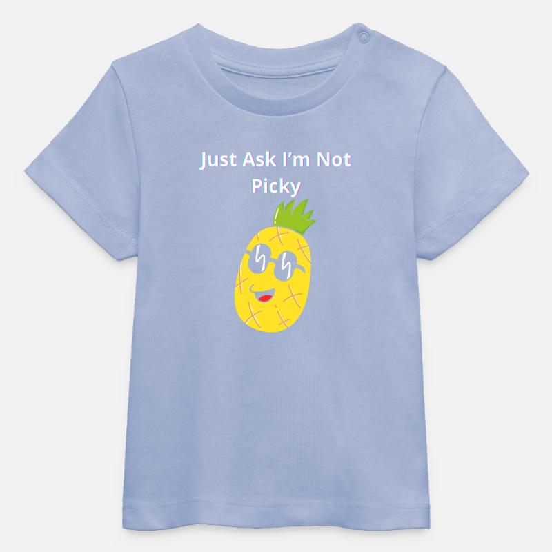Il suffit de demander, je ne suis pas difficile - T-shirt bébé bio Stanley/Stella - ciel