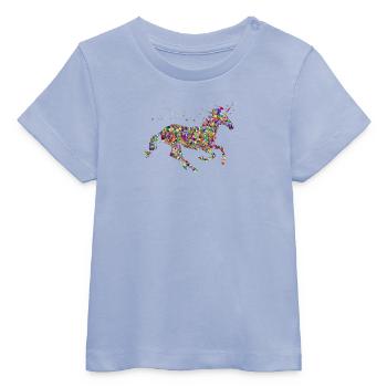 Einhorn - Baby Organic T-Shirt Baby Creator von Stanley/Stella - Sky - Vorne