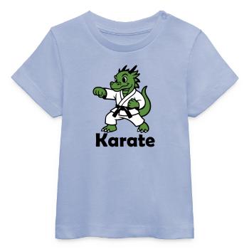Karate Dragon - Baby Organic T-shirt by Stanley/Stella - sky - Front
