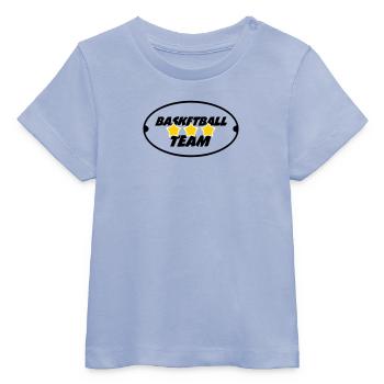 Basketball team - Baby Organic T-shirt by Stanley/Stella - sky - Front