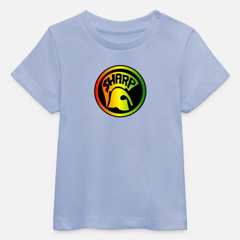 Logo SHARP - T-shirt bébé bio Stanley/Stella - ciel