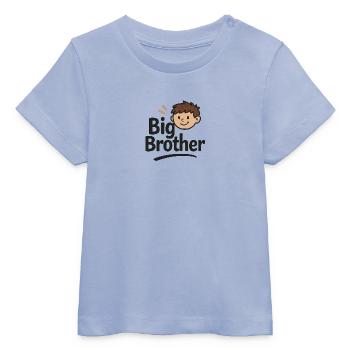 Big Brother - Baby Organic T-Shirt Baby Creator von Stanley/Stella - Sky - Vorne