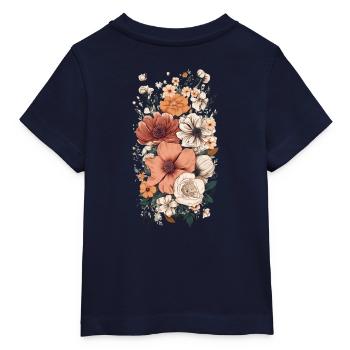 Wunderschönes Boho Blumen Herbarium Pastell - Baby Organic T-Shirt Baby Creator von Stanley/Stella - Sky - Hinten