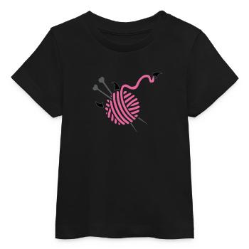 Stricken - Baby Organic T-Shirt Baby Creator von Stanley/Stella - Schwarz - Vorne