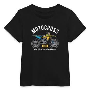 Coureur de motocross! - T-shirt bébé bio Stanley/Stella - noir - Devant
