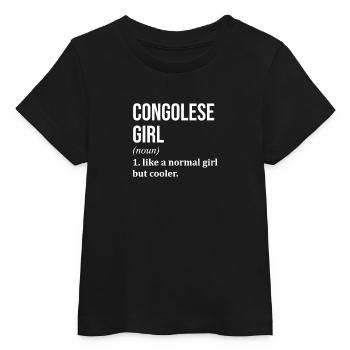 Congo - T-shirt bébé bio Stanley/Stella - noir - Devant