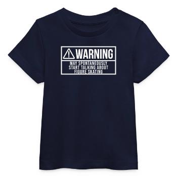 Eiskunstläufer - Baby Organic T-Shirt Baby Creator von Stanley/Stella - Navy - Vorne