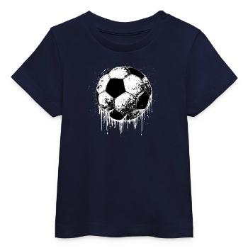 Football Ballon Football - T-shirt bébé bio Stanley/Stella - marine - Devant
