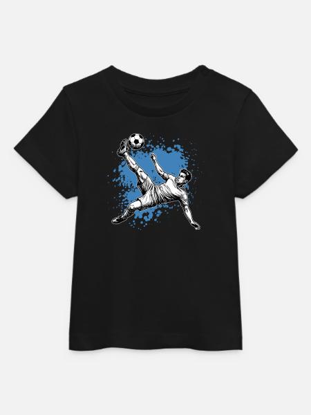 Fußball Schuss Fallrückzieher Tor Seitfallzieher - Baby Organic T-Shirt Baby Creator von Stanley/Stella - Schwarz