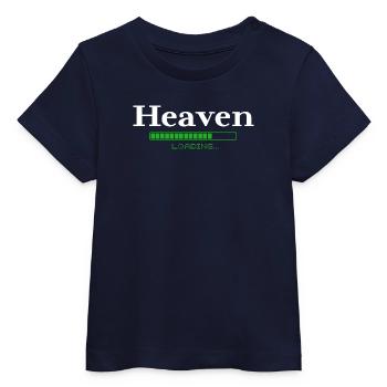 Heaven Loading - Christian - Baby Organic T-shirt by Stanley/Stella - navy - Front