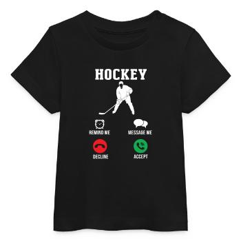 HOCKEY APPELLE / HOCKEY - T-shirt bébé bio Stanley/Stella - noir - Devant