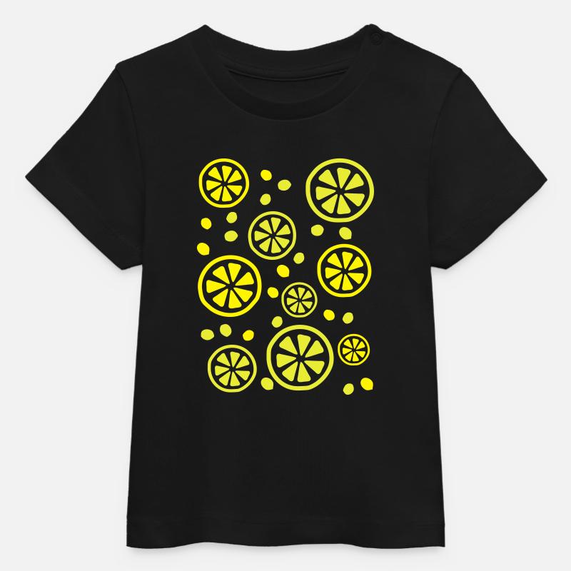 Lemon Lime agrumes - T-shirt bébé bio Stanley/Stella - noir