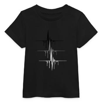 pulse_graffiti - Baby Organic T-Shirt Baby Creator von Stanley/Stella - Schwarz - Vorne