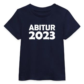 Abitur 2023 - Baby Organic T-Shirt Baby Creator von Stanley/Stella - Navy - Vorne