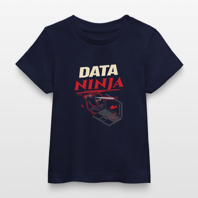 Data Ninja computer programming coder Baby Organic T-Shirt Baby Creator von Stanley/Stella