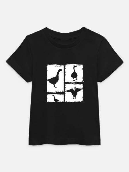 Gans - Baby Organic T-Shirt Baby Creator von Stanley/Stella - Schwarz