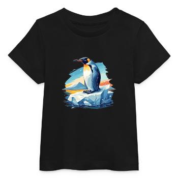 Pinguine Pinguin - Baby Organic T-Shirt Baby Creator von Stanley/Stella - Schwarz - Vorne