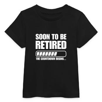 Bald Rentner Pension Rentenbeginn - Baby Organic T-Shirt Baby Creator von Stanley/Stella - Schwarz - Vorne