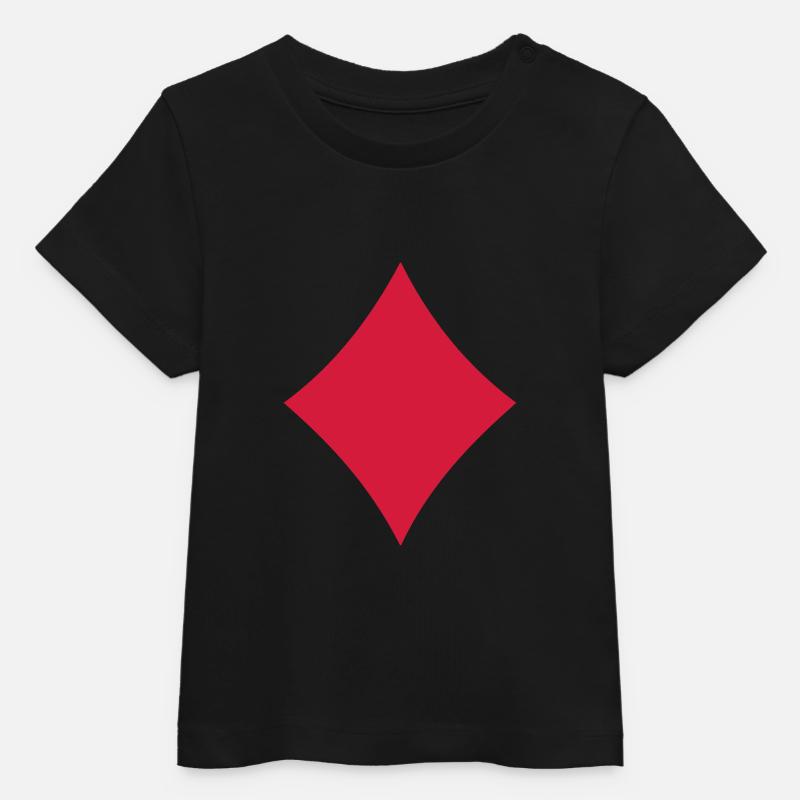 Carreau - T-shirt bébé bio Stanley/Stella - noir