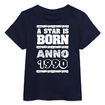 1990 - Baby Organic T-shirt by Stanley/Stella - navy - Front