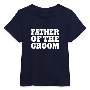 Father of the groom - T-shirt bébé bio Stanley/Stella - marine - Devant