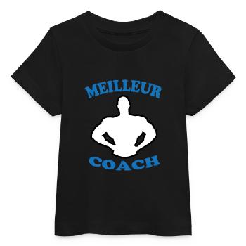 BESTER TRAINER 88 - Baby Organic T-Shirt Baby Creator von Stanley/Stella - Schwarz - Vorne
