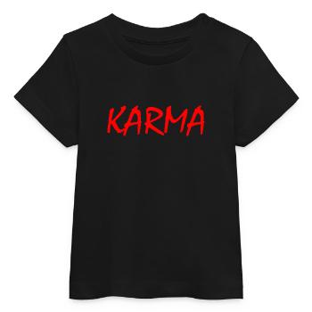 Karma - Baby Organic T-shirt by Stanley/Stella - black - Front