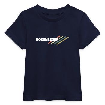 Flooring Workplace - Baby Organic T-shirt by Stanley/Stella - navy - Front