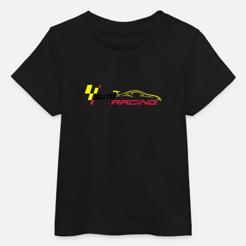 SIMRACING - eRacing - T-shirt bébé bio Stanley/Stella - noir