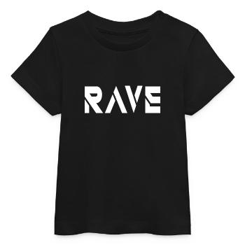 rave - Baby Organic T-shirt by Stanley/Stella - black - Front