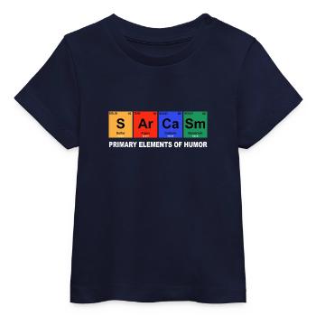 Sarcasm Chemical Formula Chemical Chemistry - Baby Organic T-shirt by Stanley/Stella - navy - Front