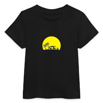 Wohnmobil Strand - Baby Organic T-Shirt Baby Creator von Stanley/Stella - Schwarz - Vorne