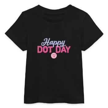 Bonne journée New Dot - T-shirt bébé bio Stanley/Stella - noir - Devant