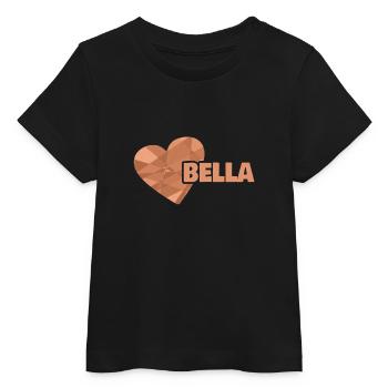 Bella - T-shirt bébé bio Stanley/Stella - noir - Devant