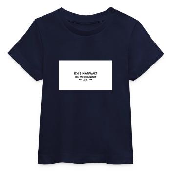 ANWALT - Baby Organic T-Shirt Baby Creator von Stanley/Stella - Navy - Vorne