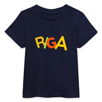 Riga Fischerhut - Baby Organic T-Shirt Baby Creator von Stanley/Stella - Navy - Vorne