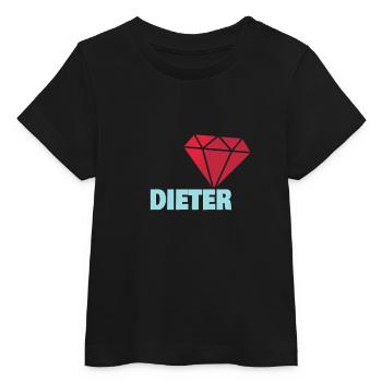 Dieter - Baby Organic T-Shirt Baby Creator von Stanley/Stella - Schwarz - Vorne