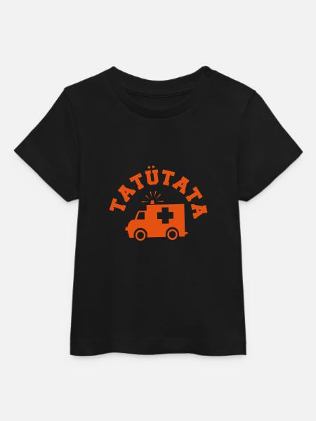 Krankenwagen Tatütata - Baby Organic T-Shirt Baby Creator von Stanley/Stella - Schwarz