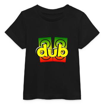 Dub - T-shirt bébé bio Stanley/Stella - noir - Devant