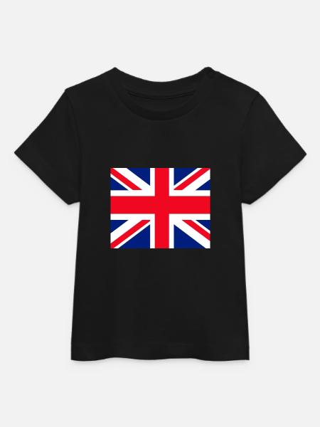Union Jack Gesichtsmaske - Baby Organic T-Shirt Baby Creator von Stanley/Stella - Schwarz